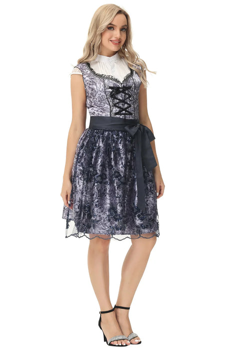 Damen Dirndl Halloween Kostüm