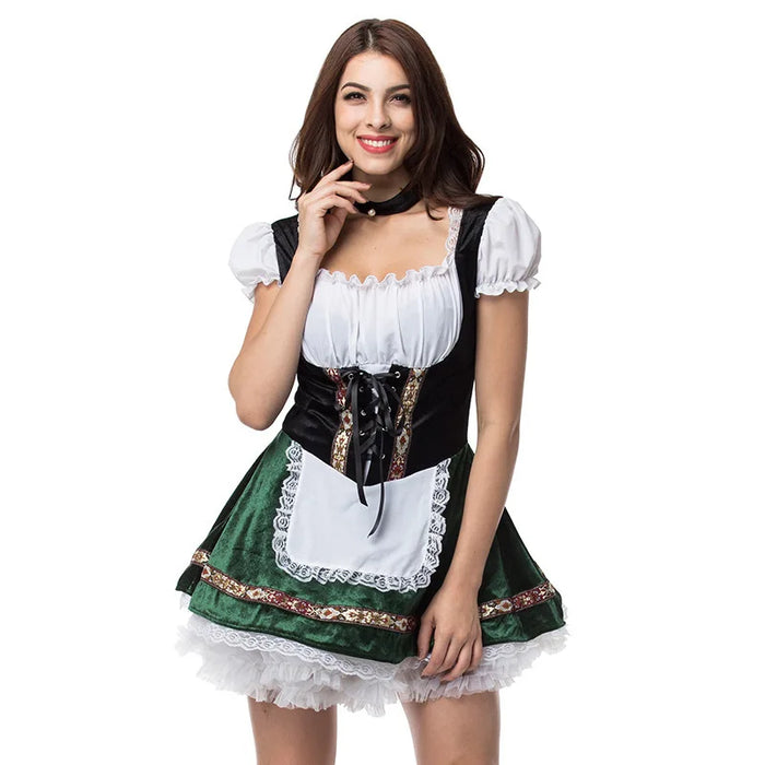 Dirndl Halloween Oktoberfest Damen Kostüm