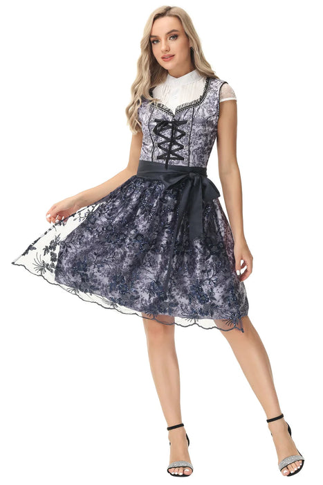 Damen Dirndl Halloween Kostüm