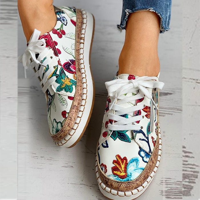 Orthopädische Blumen Damenschuhe