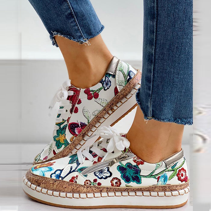 Orthopädische Blumen Damenschuhe