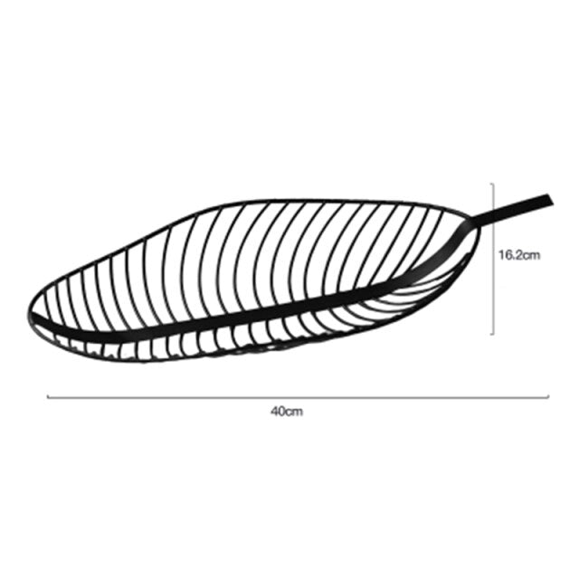 Blatt-Obst-Tablett-Sammlung